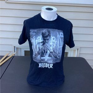 Justin Bieber Purpose Tour Black Concert T Shirt Adult size Small